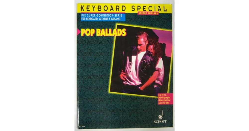 Tovární Cena Keyboard Special - Pop Ballads