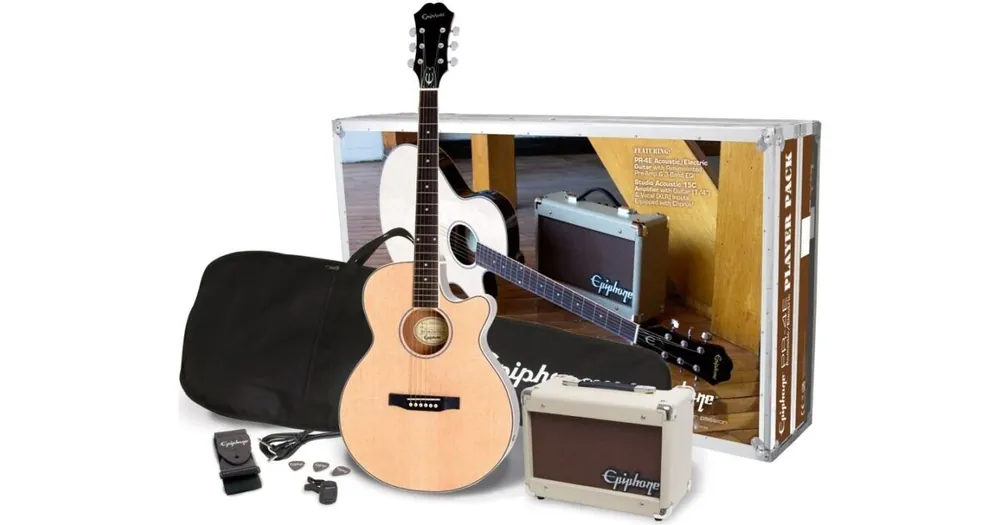 Epiphone PR-4E Acoustic Player Pack Omezená Nabídka