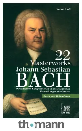 Acoustic Music Books 22 Masterworks J.S.Bach Ihned K Objednání