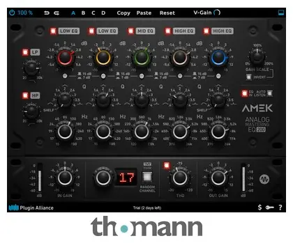 Odeslání Ihned Plugin Alliance Amek EQ 200