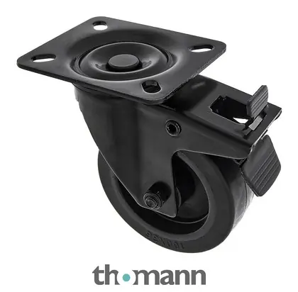 Roadworx Black Wheel Braked 100mm Cenová Bomba