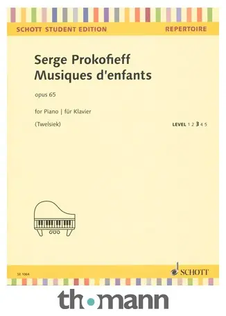 Schott Prokofjew Musique d‘enfants Cenově Výhodný