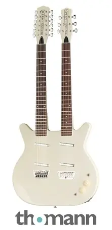 Super Cena Danelectro Doubleneck 612 White