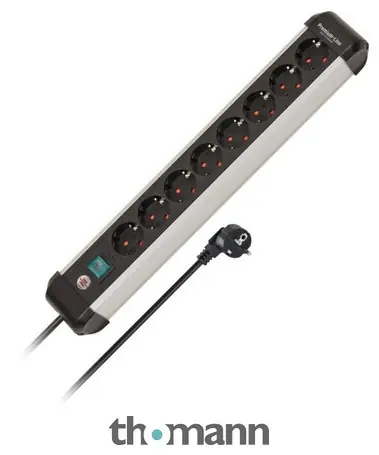 Brennenstuhl Premium Alu Line 8-Way 3m Expresní Doručení