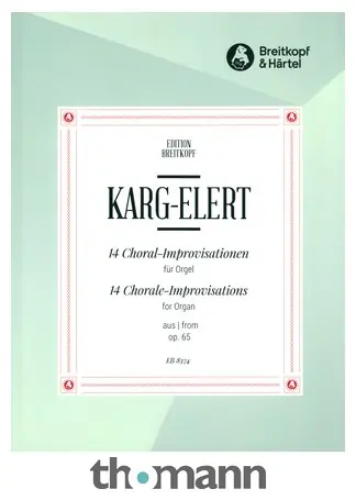 Breitkopf & Härtel Karg-Elert 14 Improvisationen Značkový