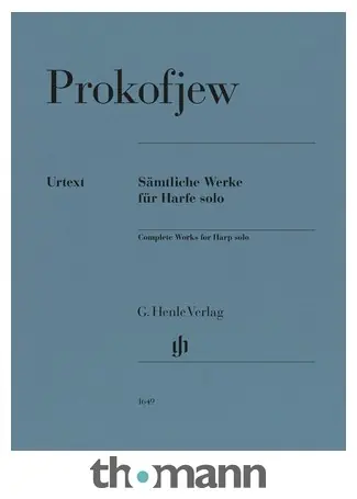 Henle Verlag Prokofjew Werke for Harfe Cenová Bomba