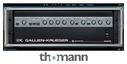 Tovární Cena Plugin Alliance Gallien Krueger 800RB