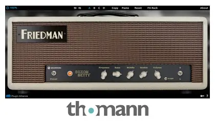 Ověřený Plugin Alliance Friedman Buxom Betty