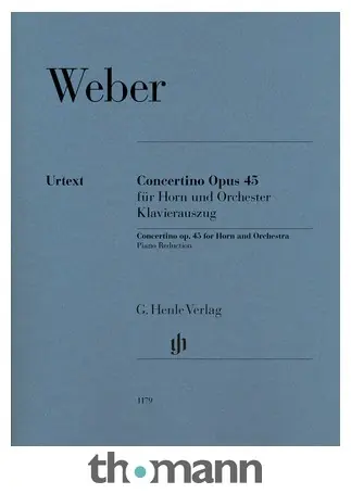 Bezpečná Platba Henle Verlag Weber Concertino Horn op.45