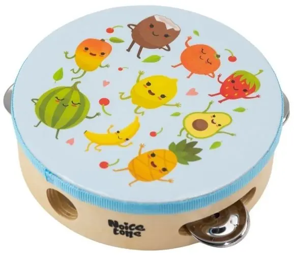Noicetone M D001-2 15x4,5cm Blue 5,9" Tamburína s blánou, sklad 1ks -D05- Shoop - Elektro Kyjov - Green Food Odeslání Ihned