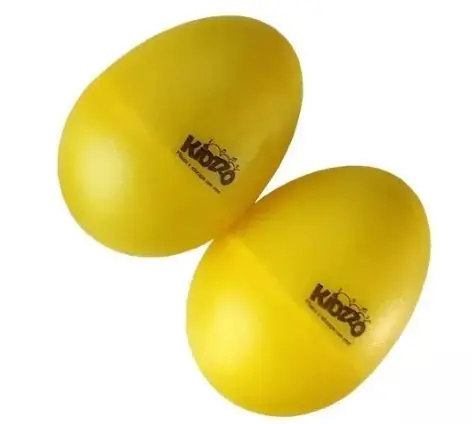 Hit Sezóny Rytmické vejce Kidzzo 17686AM Tipo Ovo Žluté Egg Shaker, sklad 1ks -D19- Shoop - Elektro Kyjov - Green Food