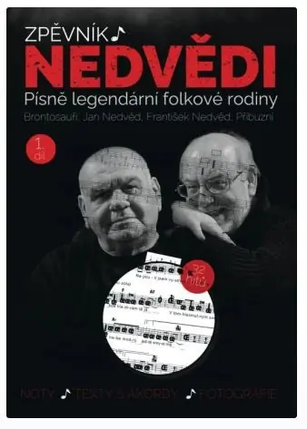 Zpěvník Nedvědi 1 - Zpěvník legendární folkové rodiny - 1. díl , sklad 2ks -D06- Shoop - Elektro Kyjov - Green Food Levný