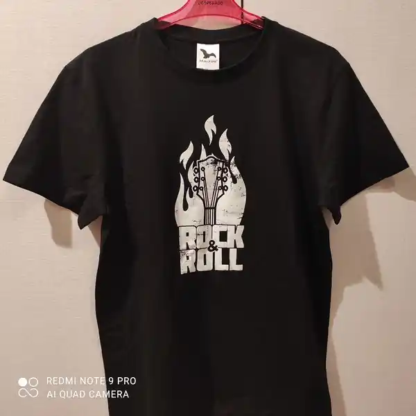Výhodná Nabídka Hudební tričko černé Rock and Roll, vel.S, sklad 1+1ks -am- Shoop - Elektro Kyjov - Green Food