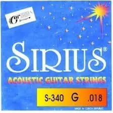 Sleva SIRIUS G -č. 340( .018)- náhradní struna, sklad 12ks -D01- Shoop - Elektro Kyjov - Green Food