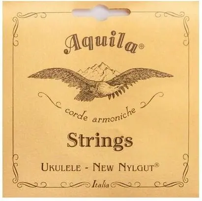 Sleva AQUILA 8U-New Nylgut Concert ukulele LOW G ***, sklad 2ks -D05- Shoop - Elektro Kyjov - Green Food
