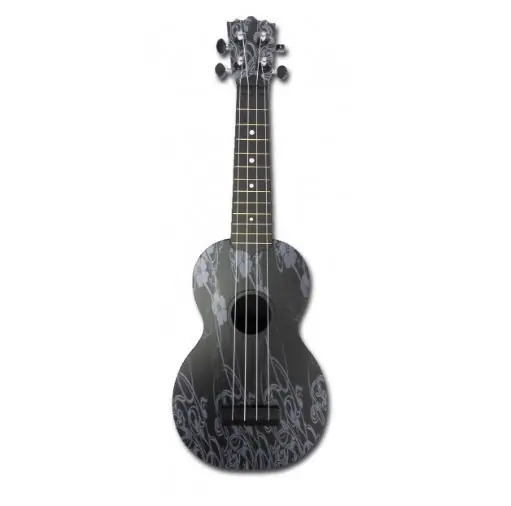 Vysoce Kvalitní AUDIANA sopránové plastové ukulele, květinový vzor, BK krk, sklad 1ks -amk- Shoop - Elektro Kyjov - Green Food