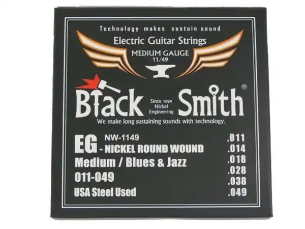 Dokud Zásoby Vydrží Black Smith NW-1149 (.011/.049) Nikl-Electric MEDIUM - sada strun, sklad 3ks Shoop - Elektro Kyjov - Green Food