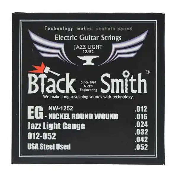 Bezpečná Platba Black Smith NW-1252 (.012/.052-) Nikl-Electric MEDIUM - sada strun, sklad 1ks Shoop - Elektro Kyjov - Green Food