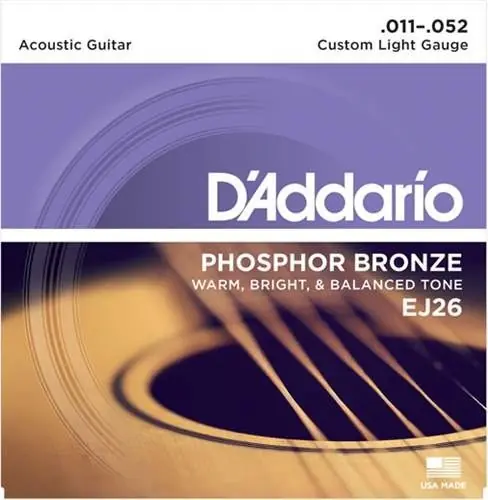 Akční Cena D‘ADDARIO EJ26 (.011/.052) Acoust.PhBr -sada strun (HN004938), sklad 1ks Shoop - Elektro Kyjov - Green Food