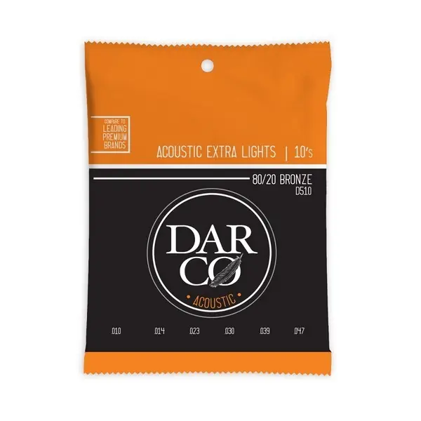 DARCO D510 BRONZE struny pro akustickou kytaru .010-.047, sklad 1ks -am- Shoop - Elektro Kyjov - Green Food Expresní Doručení