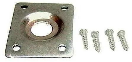Dr.Parts JP 2 CR-Plíšek pod Jackový konektor kytary - chromový, Sklad 1ks -D05- Shoop - Elektro Kyjov - Green Food Oblíbený