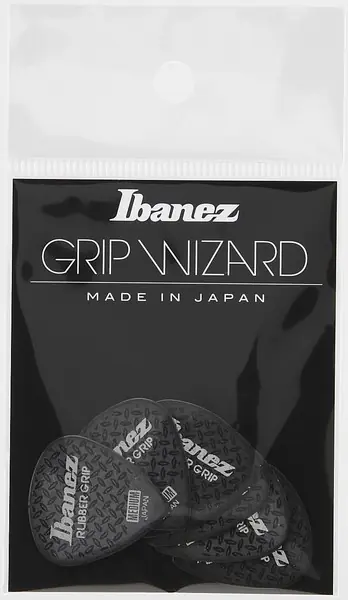 IBANEZ trsátka Rubber Grip Flat Pick 0,8mm - 6 pcs (PPA16MRG-BK), sklad 1bal Shoop - Elektro Kyjov - Green Food Top Prodej