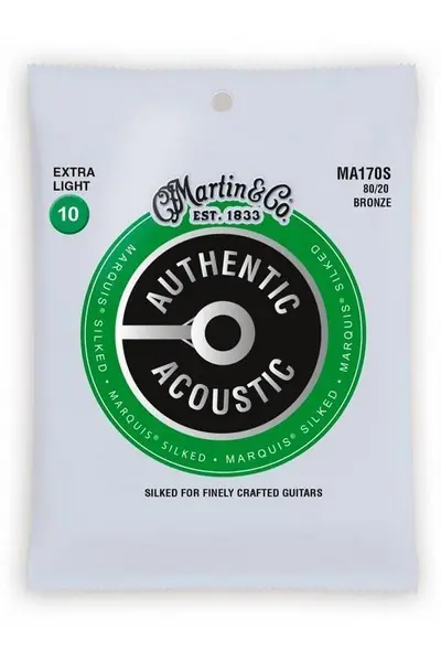 Značkový MARTIN MA170S Authentic Acoustic (.010/.047) Bronze., sklad 1ks Shoop - Elektro Kyjov - Green Food