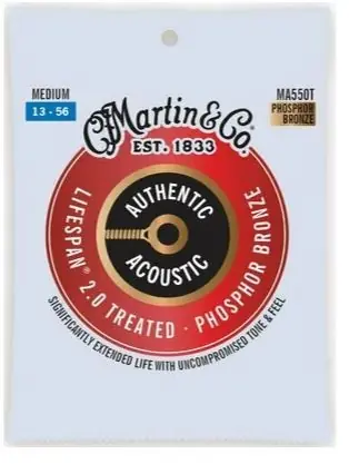 Výprodej MARTIN MA550T Auth. Lifespan 2.0 92/8 Phosp.Bronze Medium(.013/.056) Shoop - Elektro Kyjov - Green Food