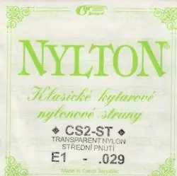 Autentický NYLTON E1 CS2-ST (.029) NYLONOVÁ STRUNA-Gorstrings, sklad 9ks -D13- Shoop - Elektro Kyjov - Green Food