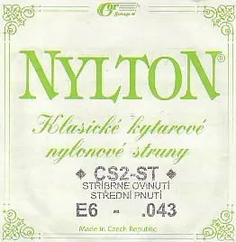 NYLTON E6 CS2-ST (.043) NYLONOVÁ STRUNA -Gorstrings, sklad 4ks -D13- Shoop - Elektro Kyjov - Green Food Objednat Nyní