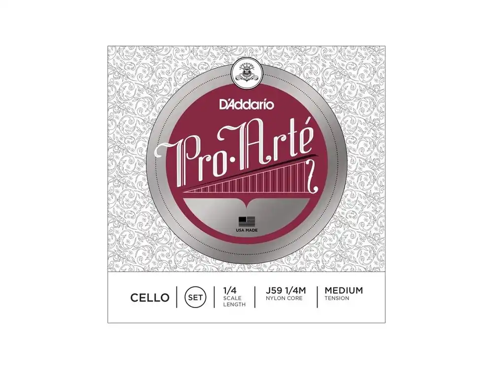 Akční Nabídka D‘Addario Pro-Arte Cello String Set, 1/4 Scale, Medium Tension