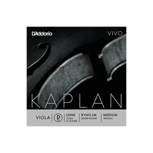 Bezpečná Platba D‘Addario Kaplan Vivo Viola D String, Long Scale, Medium Tension