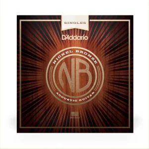 Akce D‘Addario NB034 Nickel Bronze Wound Acoustic Guitar Single String, .034