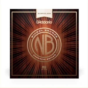 Aktuální D‘Addario NB060 Nickel Bronze Wound Acoustic Guitar Single String, .060