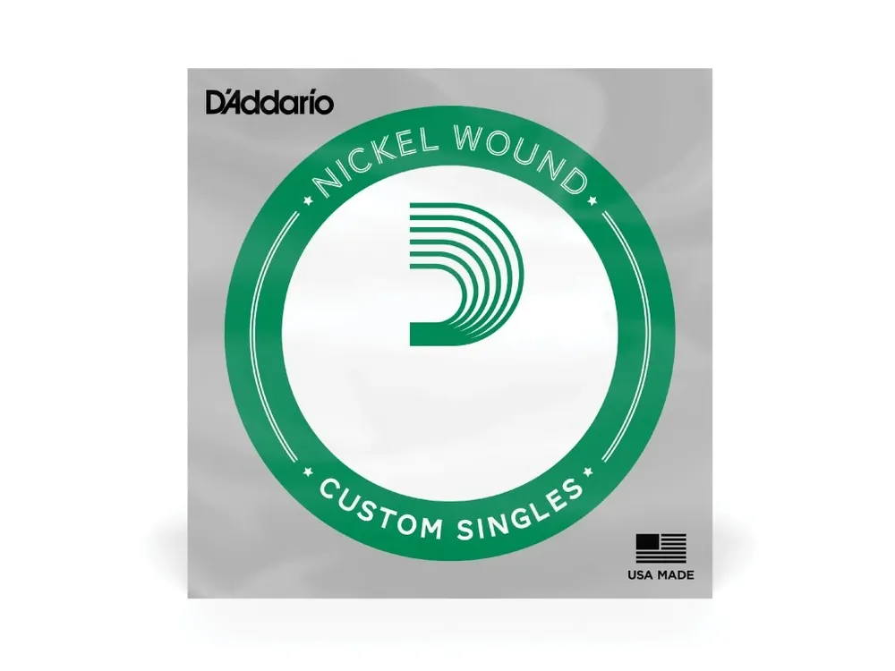 Akční Nabídka D‘Addario NW020 Nickel Wound Electric Guitar Single String, .020