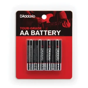 Autentický D‘Addario AA Battery, 4-Pack