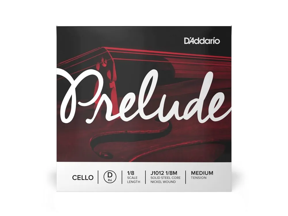 Akční Cena D‘Addario Prelude Cello Single D String, 1/8 Scale, Medium Tension