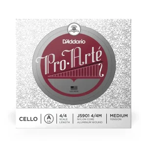 Aktuální D‘Addario Pro-Arte Cello Single A String, 4/4 Scale, Medium Tension
