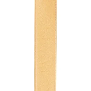 Autentický D‘Addario Slim Garment Leather Guitar Strap, Yellow