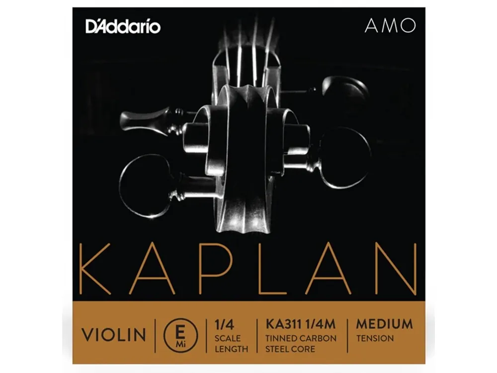 Aktuální D‘Addario Kaplan Amo Violin E String, 1/4 Scale, Medium Tension