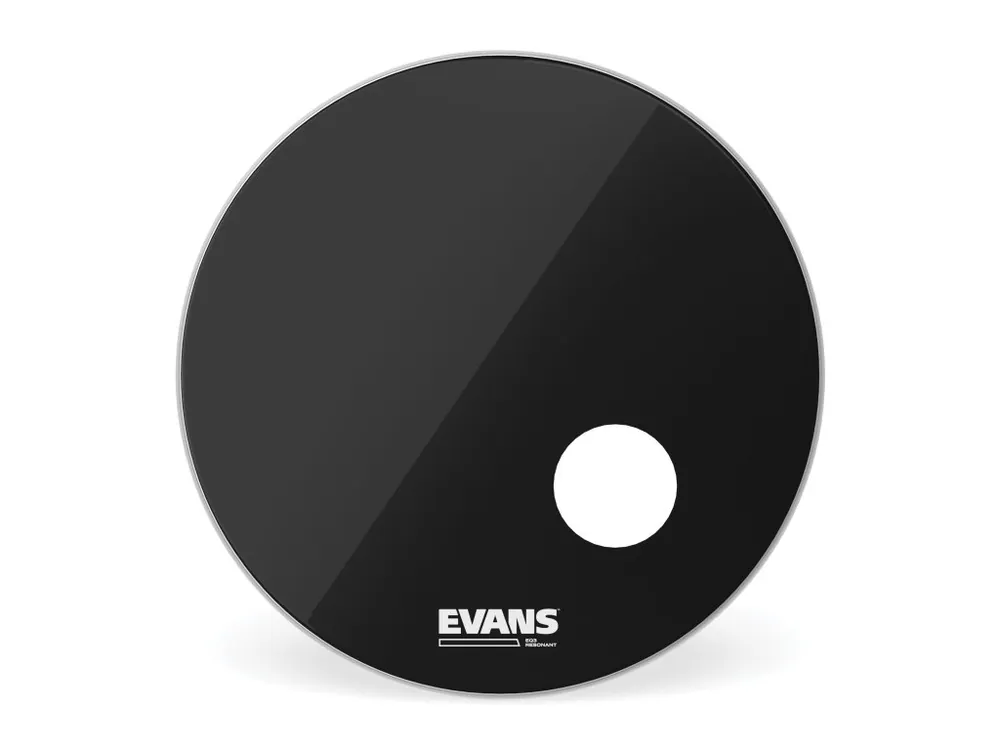 Akční Nabídka Evans EQ3 Resonant Black Bass Drum Head, 24 Inch