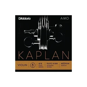 Akční Cena D‘Addario Kaplan Amo Violin A String, 4/4 Scale, Medium Tension