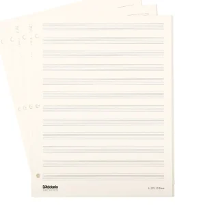 Archives Looseleaf Manuscript Paper , 12 Stave, 50 Pages Sleva