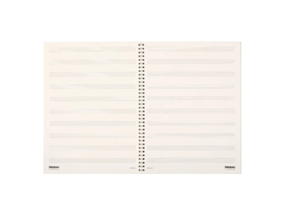 Archives Spiral Bound Manuscript Paper Book, 10 Stave, 96 Pages Aktuální