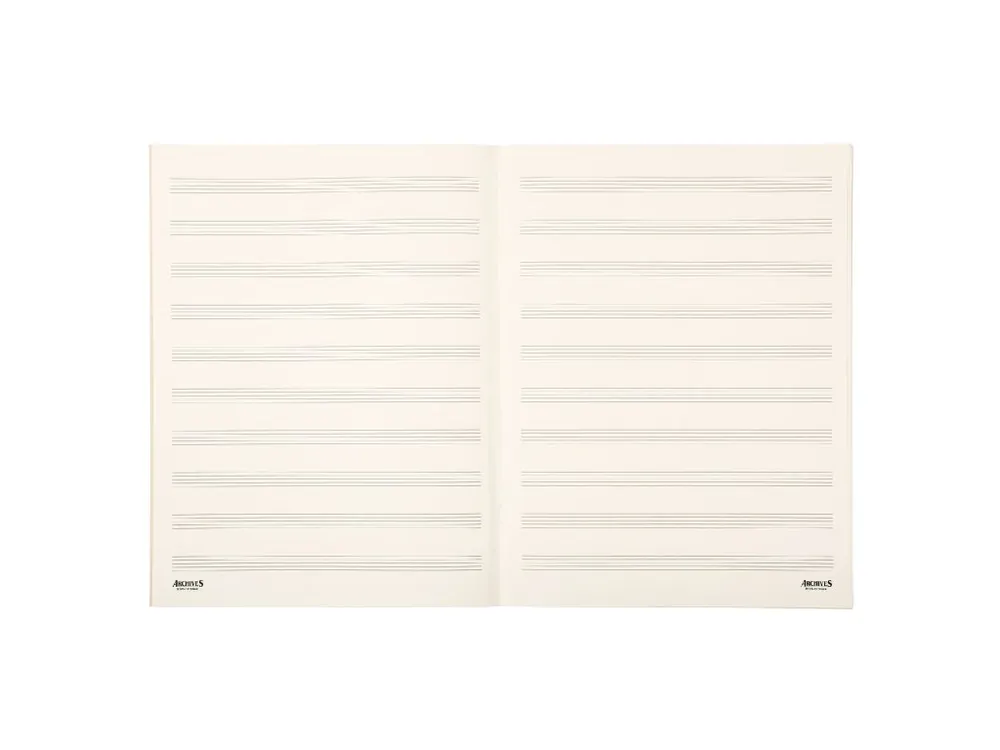 Archives Standard Bound Manuscript Paper Book, 10 Stave, 48 Pages Top Prodej