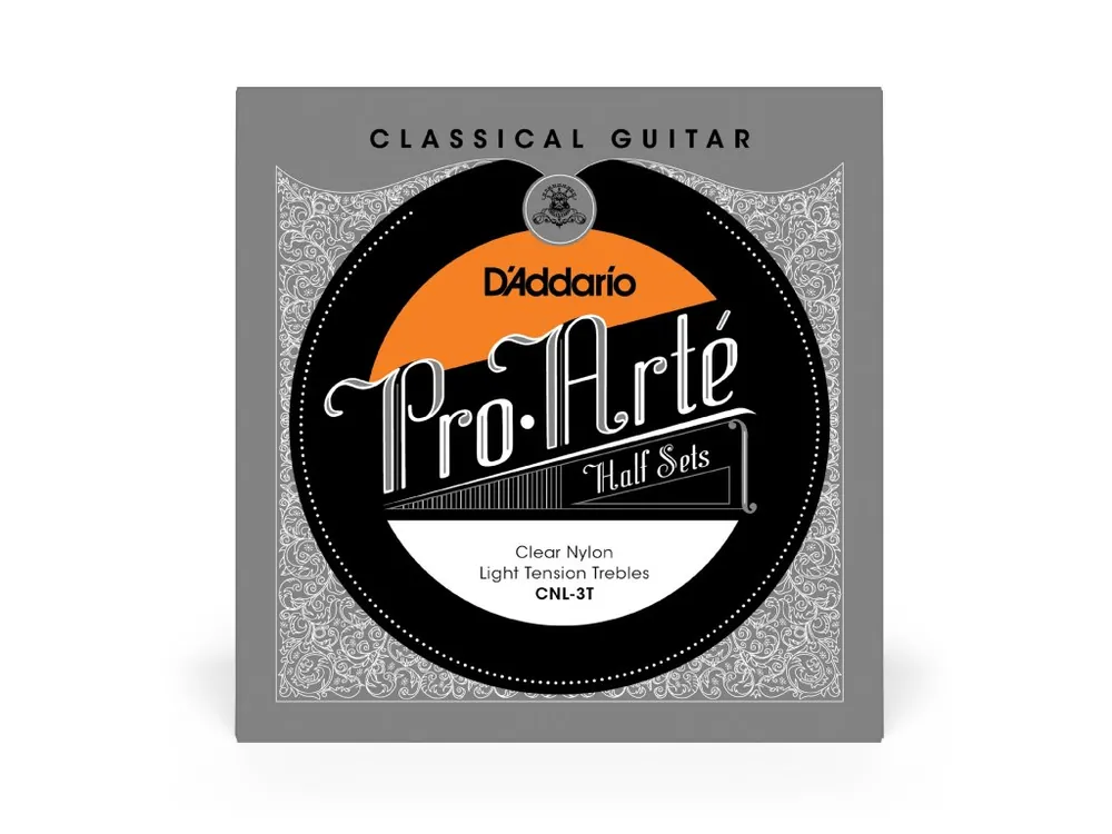 Bezpečná Platba D‘Addario CNL-3T Pro-Arte Clear Nylon Classical Guitar Half Set, Light Tension