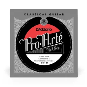 Bezpečná Platba D‘Addario CGN-3T Pro-Arte Clear Nylon w/ Composite G Classical Guitar Half Set, Normal Tension