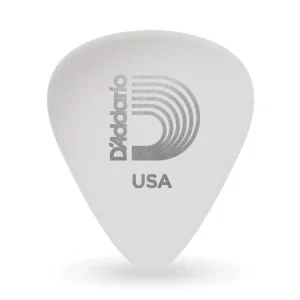 Akční Nabídka D‘Addario White-Color Celluloid Guitar Picks, 10 pack, Medium