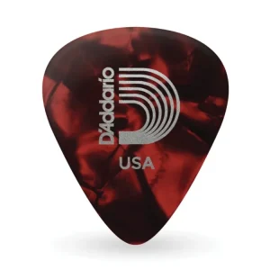 Akční Nabídka D‘Addario Red Pearl Celluloid Guitar Picks, 10 pack, Light