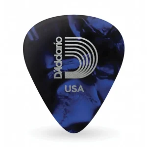 Akční Cena D‘Addario Blue Pearl Celluloid Guitar Picks, 10 pack, Light